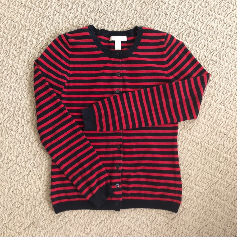 Banana Republic Striped Cardigan
